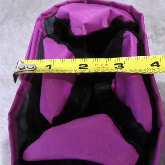 Joy Mangano JM New York Roll Up Makeup Beauty Jewelry Organizer - Purple - Picture 10 of 15